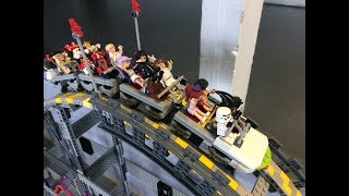 Montagnes Russes En Lego Lego roller coaster [upl. by Ernest]