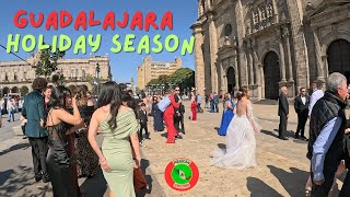 Guadalajara Holiday season 4K Walking Tour [upl. by Mazonson]