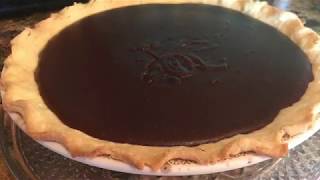 GRANNYS CHOCOLATE PIE simple to make [upl. by Wanyen924]