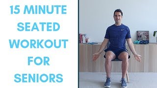 15Minute Easy Seated Workout for Seniors [upl. by Nylatsirk]