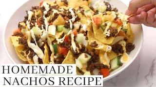 HOMEMADE NACHOS RECIPE  Paano Gumagawa ng MASARAP na NACHOS [upl. by Wolsniw]