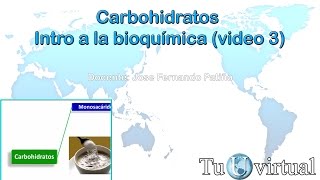 Carbohidratos Monosacáridos  Introducción a la bioquímica 3 [upl. by Rockie]