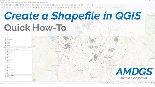 How to Create a shapefile in QGIS [upl. by Pirnot603]