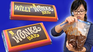 How to Make a WONKA Bar  50year old Willy Wonka Chocolate Making Kit [upl. by Karly]