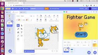 Fighter Game on Scratch [upl. by Cataldo200]