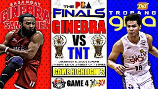 Full Highlights GINEBRA vs TNT FINALS GAME 4  2020 PBA Philippine Cup December 6 2020 [upl. by Charlot]