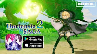 Hortensia Saga 2  Official Launch RPG Gameplay AndroidIOS [upl. by Nimrak]