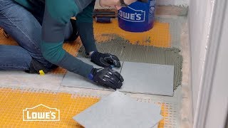 How To Tile a Bathroom Floor [upl. by Gnilyam]