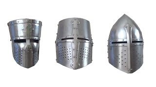 Crusader helmets [upl. by Cuyler]