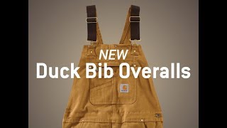 Product Spotlight The Carhartt Duck Bib Overall [upl. by Yenitirb]