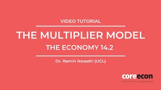 Video tutorial The multiplier model [upl. by Amuwkuhc]