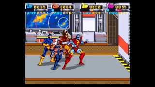 XMen The Arcade Game Konami 1992 Full Playthrough [upl. by Aliel]