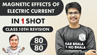 Magnetic Effect of Electric Current in 1 Shot  Class 10  NCERT  Udaan [upl. by Porte497]