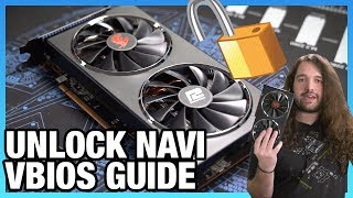 AMD GPU VBIOS Flash Tutorial amp Bricked Card Recovery  Unlock Navi Performance [upl. by Doig293]