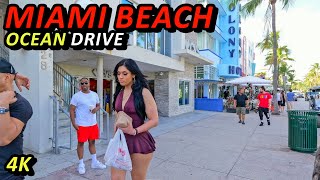 Miami Beach  Ocean Drive Walking Tour [upl. by Ambert]