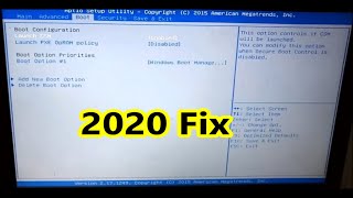 Aptio SetUp Utility 2020 Fix [upl. by Leal143]