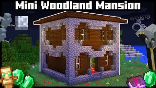 Minecraft How to Build a Mini WOODLAND MANSION  Tutorial [upl. by Absalom]