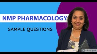 NMP Pharmacology Sample questions [upl. by Marilyn]