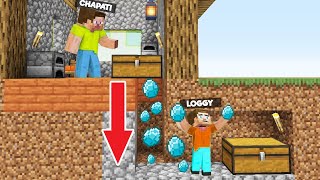 LOGGY STEALING MY DIAMONDS  MINECRAFT [upl. by Nellad996]