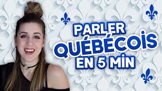 PARLER QUÉBÉCOIS EN 5 MINUTES  DENYZEE [upl. by Oberg]