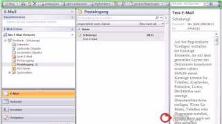 Outlook Tutorial Deutsch Grundlagen [upl. by Ttekcirc]