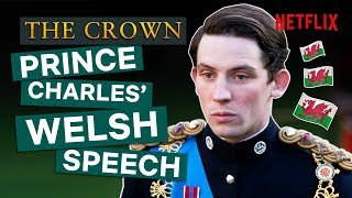 Prince Charles Welsh Speech  The Crown [upl. by Nirret]