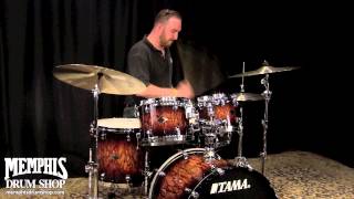 Tama Starclassic Performer BubingaBirch Drum Set 22101216  Molten Brown Burst [upl. by Ekaterina]