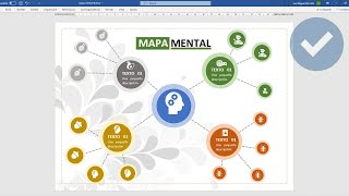 COMO CREAR UN MAPA MENTAL EN WORD [upl. by Culley614]