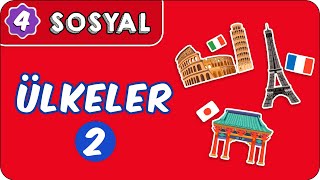 Ülkeler  2  4 Sınıf Sosyal Bilgiler evokul Kampı [upl. by Geiger]