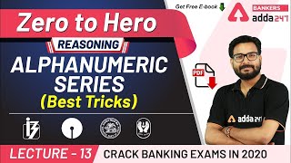 Alphanumeric Series Reasoning Tricks  Adda247 Banking Classes [upl. by Ezarra775]