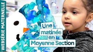 Maternelle  Une matinée en MOYENNE SECTION [upl. by Aehc]