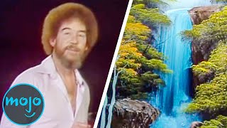 Top 10 Most Impressive Bob Ross Paintings [upl. by Glover]