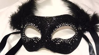 Masquerade Mask quot Night Skyquot DIY [upl. by Amsirahc]