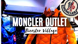 MONCLER OUTLET AT BICESTOR VILLAGE  STORE TOUR amp PRICE CHECK [upl. by Atipul]