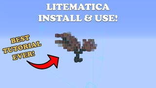 ✅ EASY Litematica Tutorial  Install amp Use  Minecraft Java 1181 [upl. by Neelear]