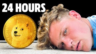 I Survived 24 Hours on Only Dogecoin [upl. by Noside]