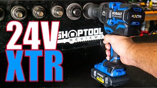 HUGE VALUE Kobalt XTR 24V High Torque Impact Wrench Review KXIW 1424A03 [upl. by Suzette]