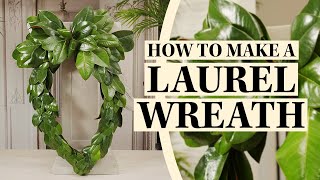 How to make a traditional wired Laurel Wreath [upl. by Aititil]