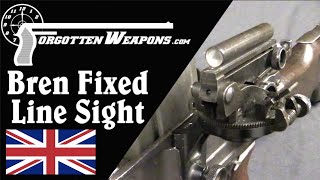 Very Rare and Mostly Pointless the Bren Fixed Line Sight [upl. by Ecnerrat]