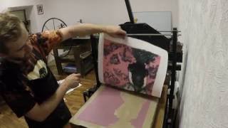 Colour lithography printing [upl. by Obola]