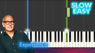 Ludovico Einaudi  Experience SLOW EASY Piano Tutorial [upl. by Annayhs]