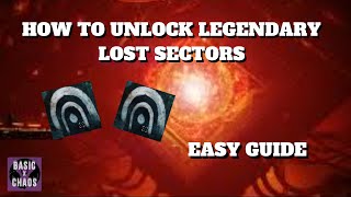 How to unlock and find Legendary Lost Sector  Destiny 2  Season of the Worthy [upl. by Anbul]