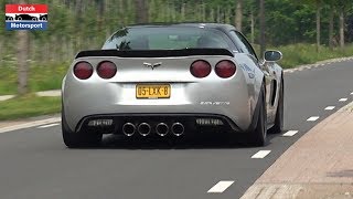 Chevrolet Corvette C6 Z06 w Akrapovic Exhaust  Loud Revs amp Accelerations [upl. by Avin498]