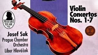 Mozart  The Violin Concertos n°1234567  Presentation Centurys recording  Josef Suk [upl. by Inman584]