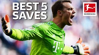 Manuel Neuer  Top 5 Saves [upl. by Lannie]