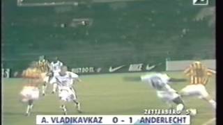 1996 September 10 Alania Vladikavkaz Russia 2 Anderlecht Belgium 1 UEFA Cup [upl. by Mungam]