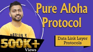 Lec32 What is Pure Aloha in Hindi  MAC Layer Protocol [upl. by Nalyk114]