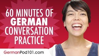 60 Minutes of German Conversation Practice  Improve Speaking Skills [upl. by Kareem398]