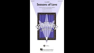 Seasons of Love SATB Choir  Arranged by Roger Emerson [upl. by Lemaceon]