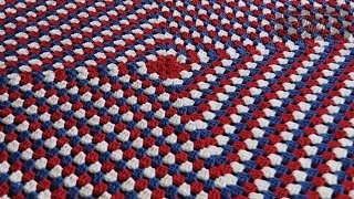 Easy Crochet Never Ending Blanket using 3 Strands [upl. by Noirda]